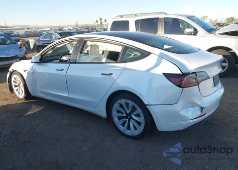 2021 Tesla Model 3 Long Range Dual Motor All-Wheel Drive z USA, uszkodzony, nr VIN 5YJ3E1EBXMF055707